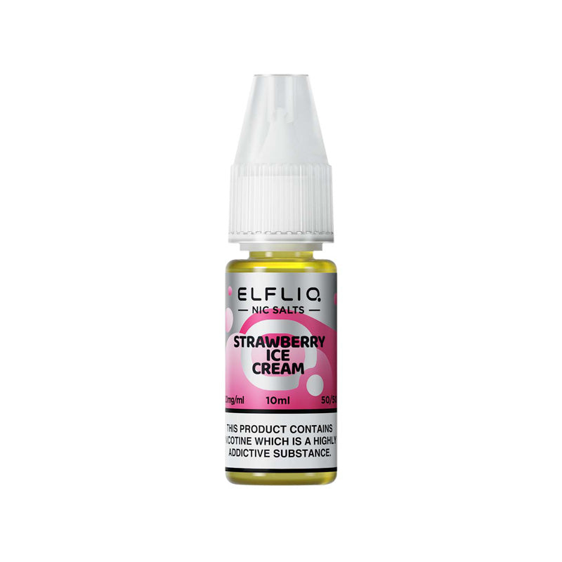 Elfliq Strawberry Ice Cream 10ml Nic Salts