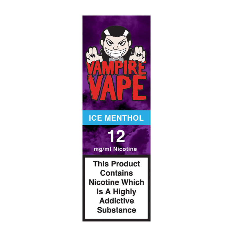 Ice Menthol 10ml E-Liquid 12 mg nicotine available from vapebrothers.co.uk