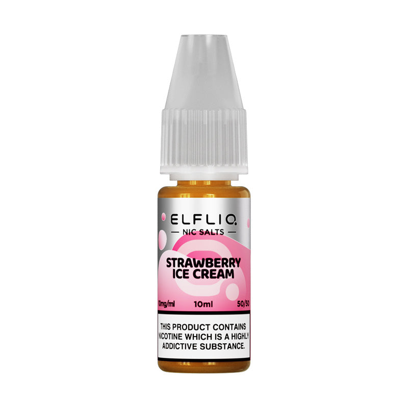 Elfliq Strawberry Ice Cream 10ml Nic Salts