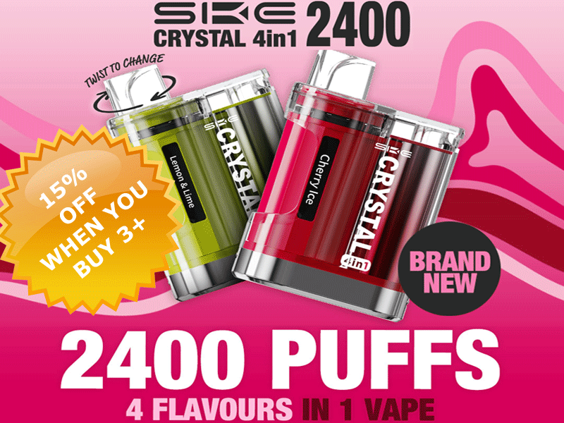 Special Offer 15% OFF when you buy 3 or more SKE 2400 Crystal 4in1