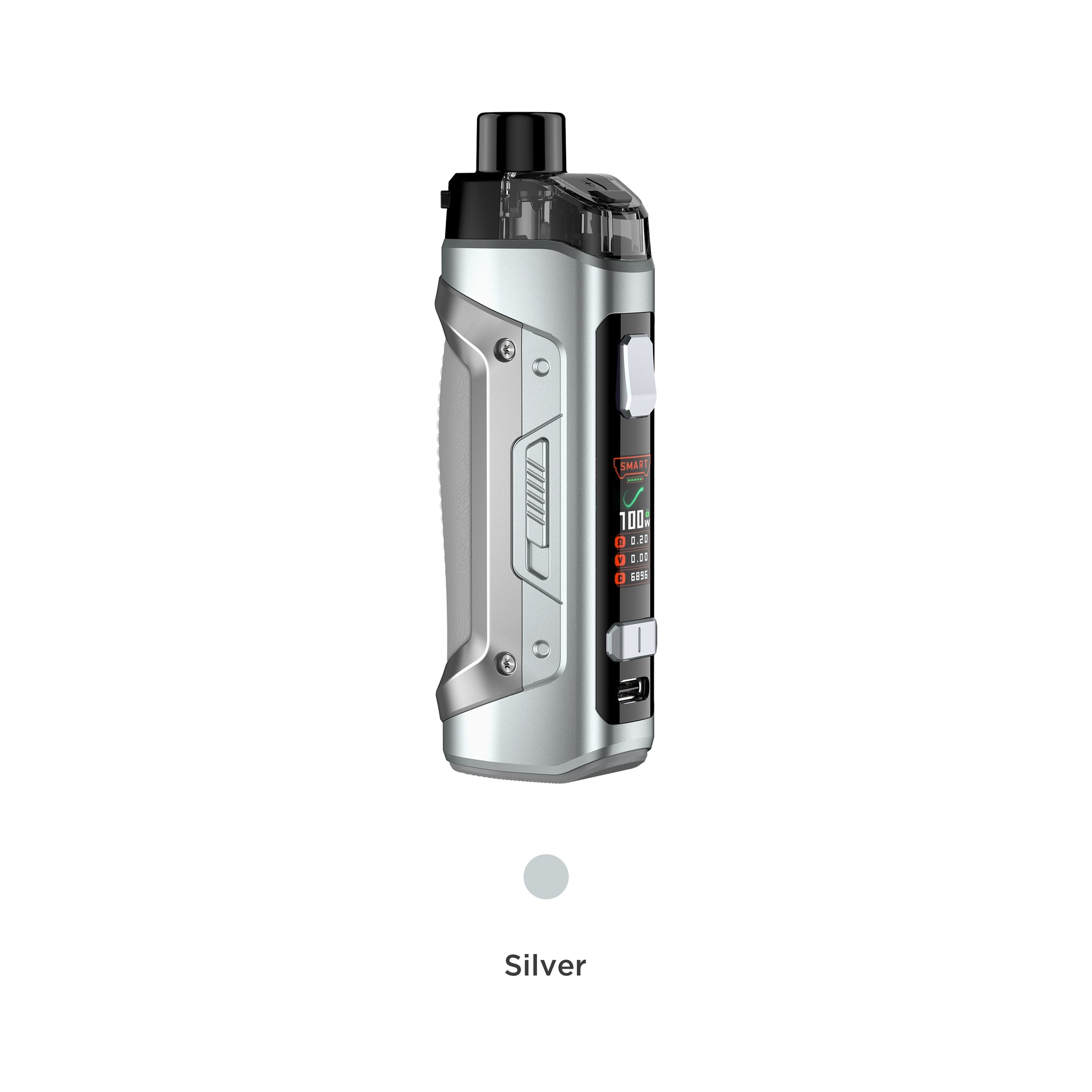 Geekvape B100 kit in Silver colour available from vapebrothers.co.uk