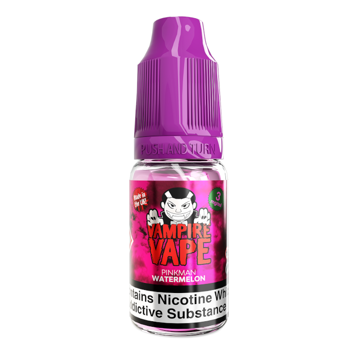 Pinkman Watermelon 10ml E-Liquid 3 mg nicotine available from vapebrothers.co.uk