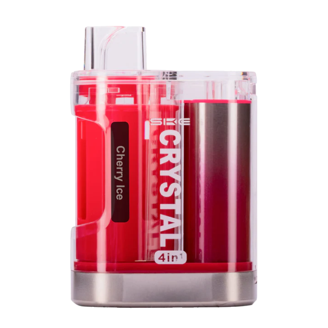 SKE Crystal 4 in 1 Pod Kit Cherry Ice flavour available to buy at vapebrothers.co.uk