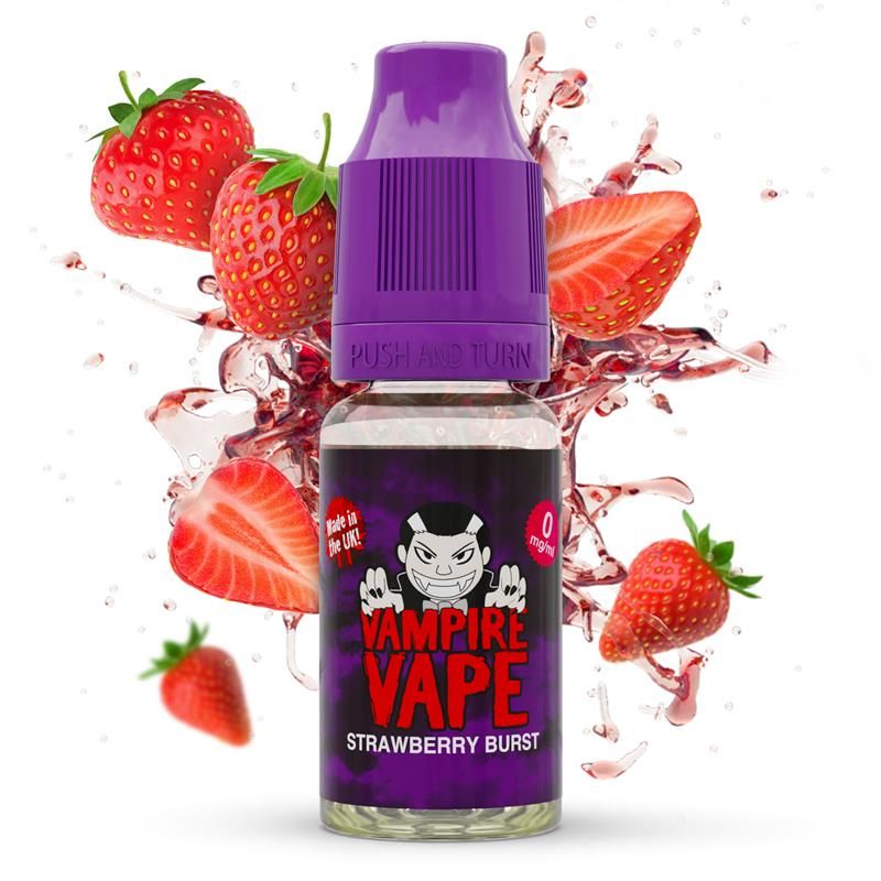Strawberry Burst 10ml E-Liquid 3 mg nicotine available from vapebrothers.co.uk