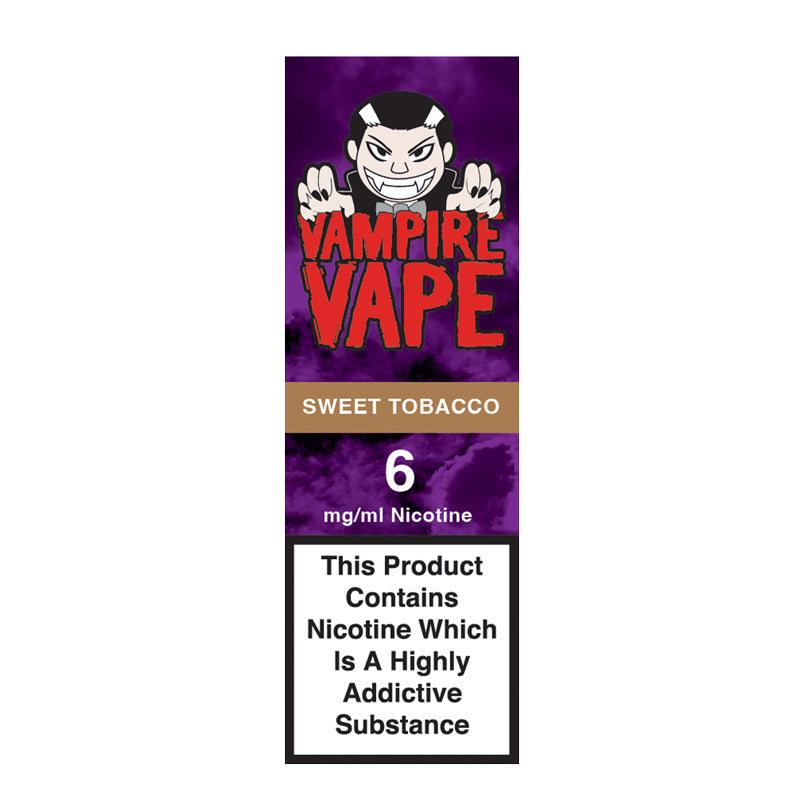 Sweet Tobacco 10ml E-Liquid 6 mg  nicotine available from vapebrothers.co.uk