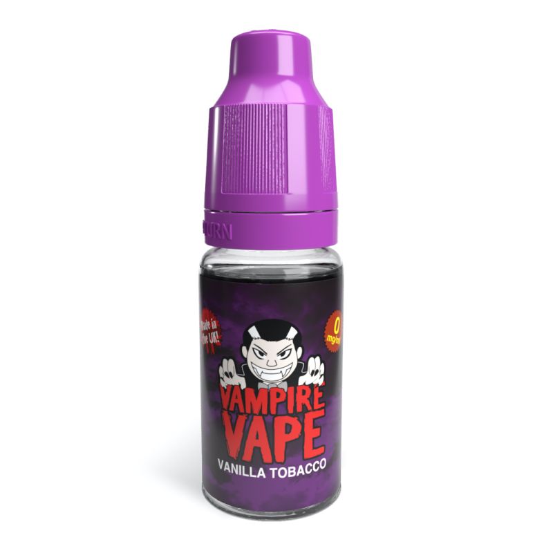 Vanilla Tobacco 10ml E-Liquid zero nicotine available from vapebrothers.co.uk