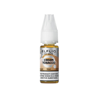 Elfliq Cream Tobacco 10ml Nic Salts