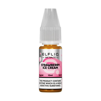 Elfliq Strawberry Ice Cream 10ml Nic Salts
