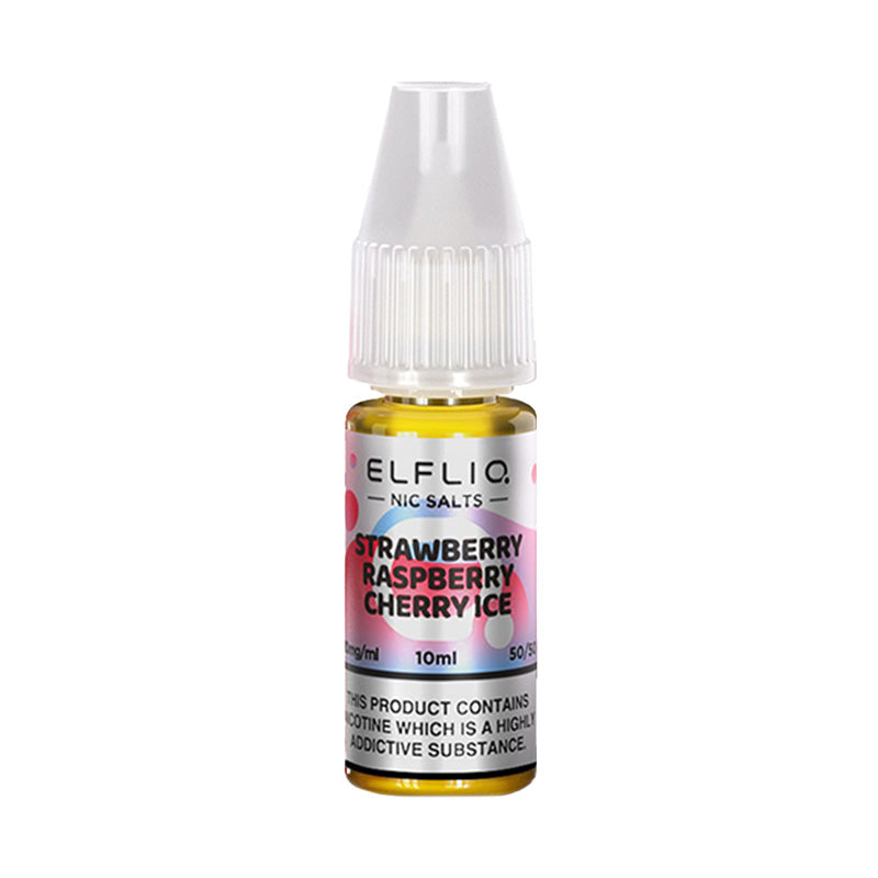 Elfliq Strawberry Raspberry Cherry Ice 10ml Nic Salts
