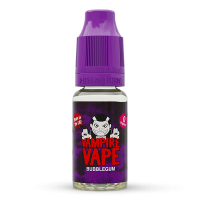 Bubblegum 10ml E-Liquid zero nicotine available from vapebrothers.co.uk