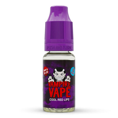 Cool Red Lips 10ml E-Liquid zero nicotine available from vapebrothers.co.uk