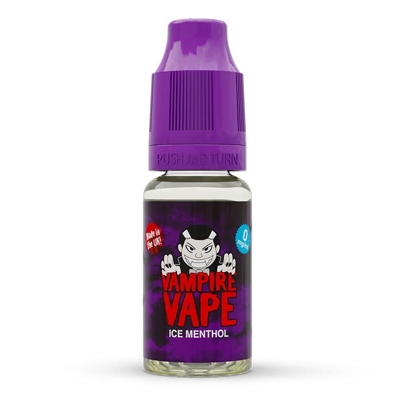 Ice Menthol 10ml E-Liquid zero nicotine available from vapebrothers.co.uk