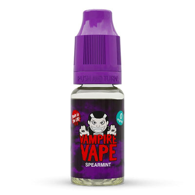 Spearmint 10ml E-Liquid zero nicotine available from vapebrothers.co.uk